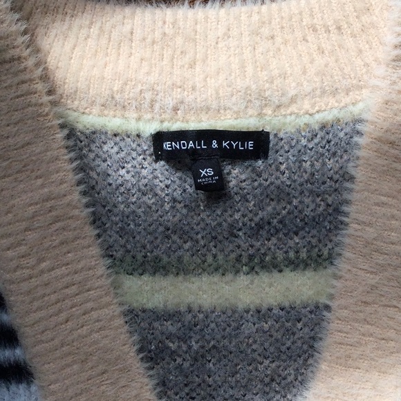 Kendall & Kylie Multi-colored patterned Cardigan in Sz XS - NWOT - Picture 5 of 6